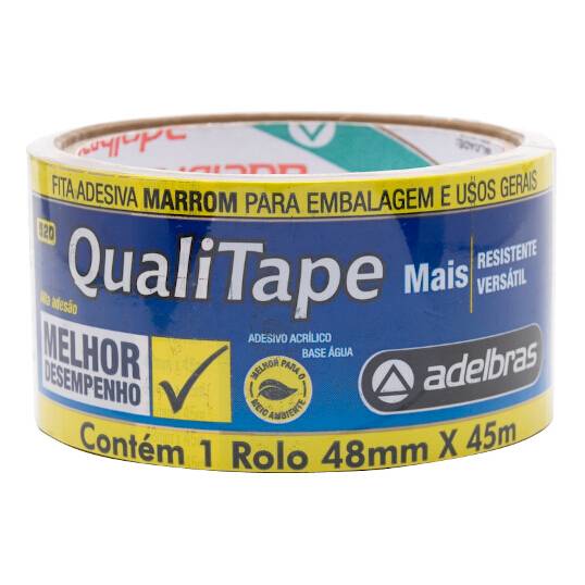 FITA ADESIVA ADELBRAS QUALITAPE KRAFT 48MMX45M