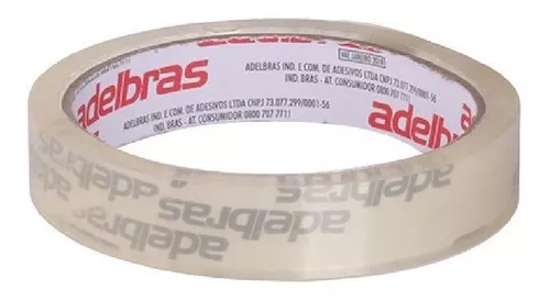 FITA ADESIVA ADELBRAS QUALITAPE TRANS 18MMX50M