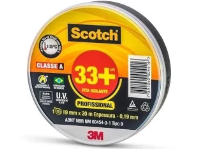FITA ISOLANTE 3M SCOTCH 33+ 19X20M