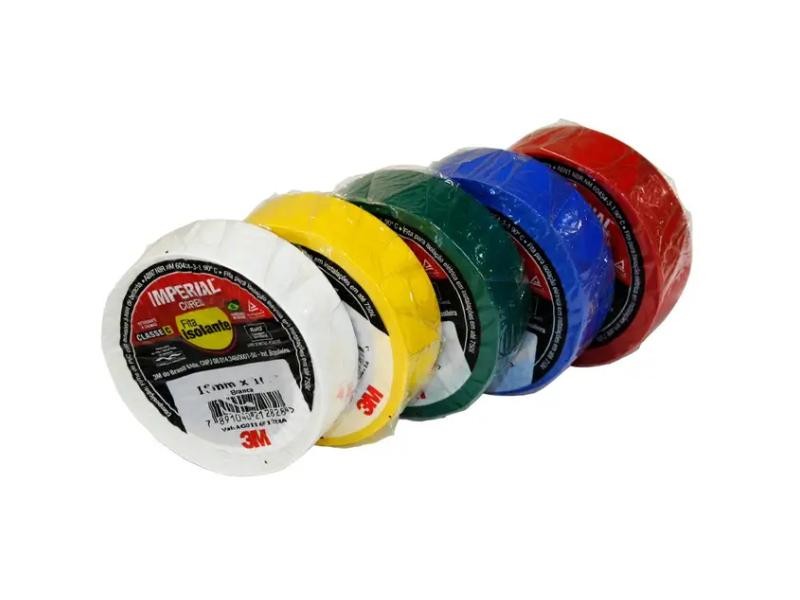 FITA ISOLANTE 3M IMPERIAL AMARELO 18X10M