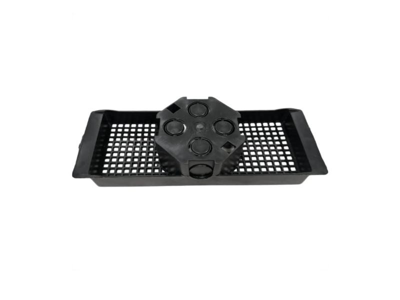 CAIXINHA DE LAJE EMAVE PVC 25CM PISO PRETA