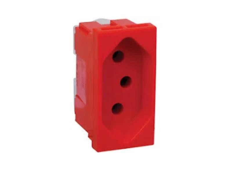 HOME TOMADA 20A VERMELHA