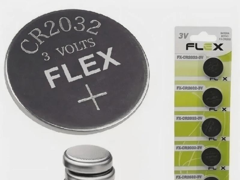 PILHA BATERIA FLEX BOTAO CR2032