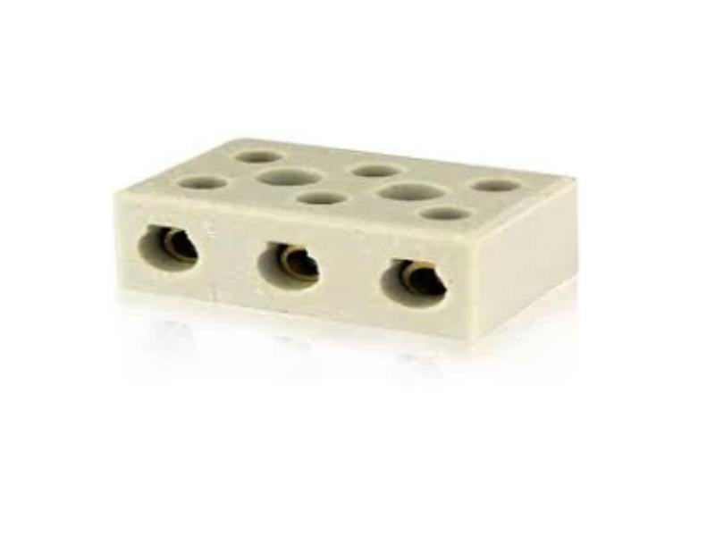 CONECTOR PORCELANA FOXLUX TRIPOLAR 10