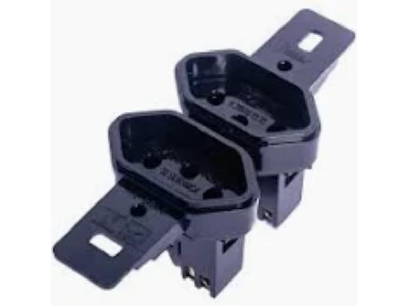 GRIS TOMADA DUPLA HLONGA 20A PRETA