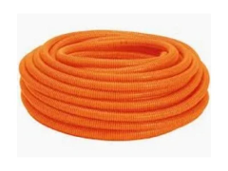 ROLO ELETRODUTO CORRUGADO CONDUTEC LARANJA REFORCADO 1/2